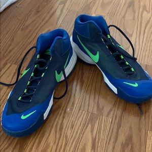 Men’s Nike basketball shoes.